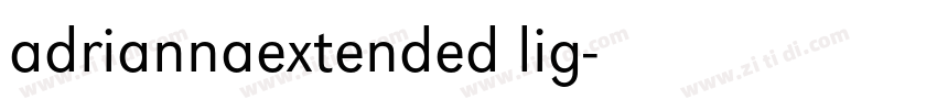 adriannaextended lig字体转换